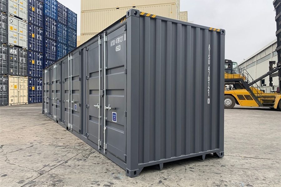CONTAINER HIGH CUBE DA 40 PIEDI CON PORTE LATERALI