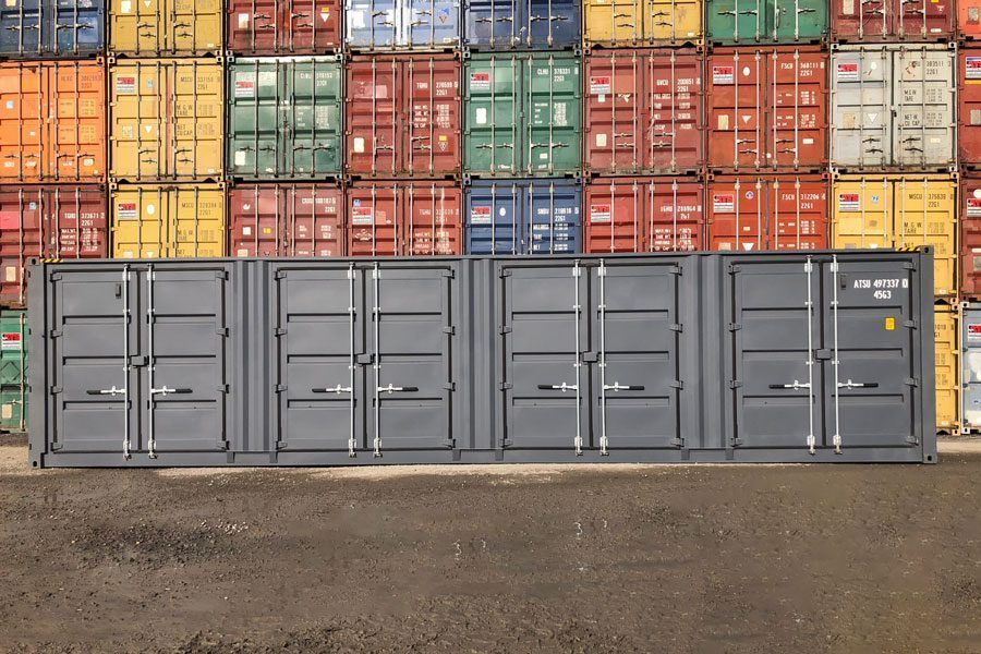 CONTAINER HIGH CUBE DA 40 PIEDI CON PORTE LATERALI