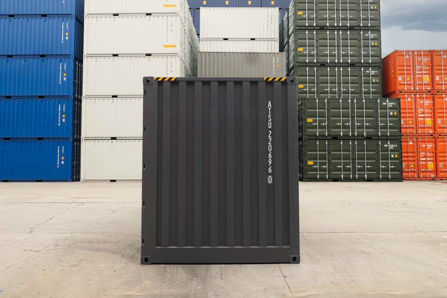 CONTENITORE A CUBO ALTO CON LATO APERTO DA 20 PIEDI