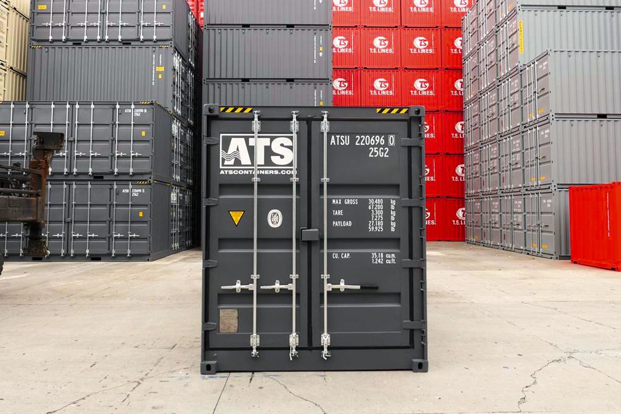 CONTENITORE A CUBO ALTO CON LATO APERTO DA 20 PIEDI