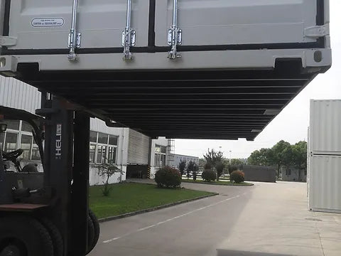 CONTAINER PER SPEDIZIONE FURGONE ASCIUTTO DA 20 PIEDI BIANCO - NUOVO