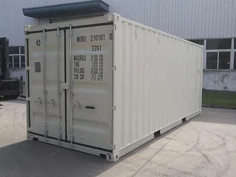 CONTAINER PER SPEDIZIONE FURGONE ASCIUTTO DA 20 PIEDI BIANCO - NUOVO