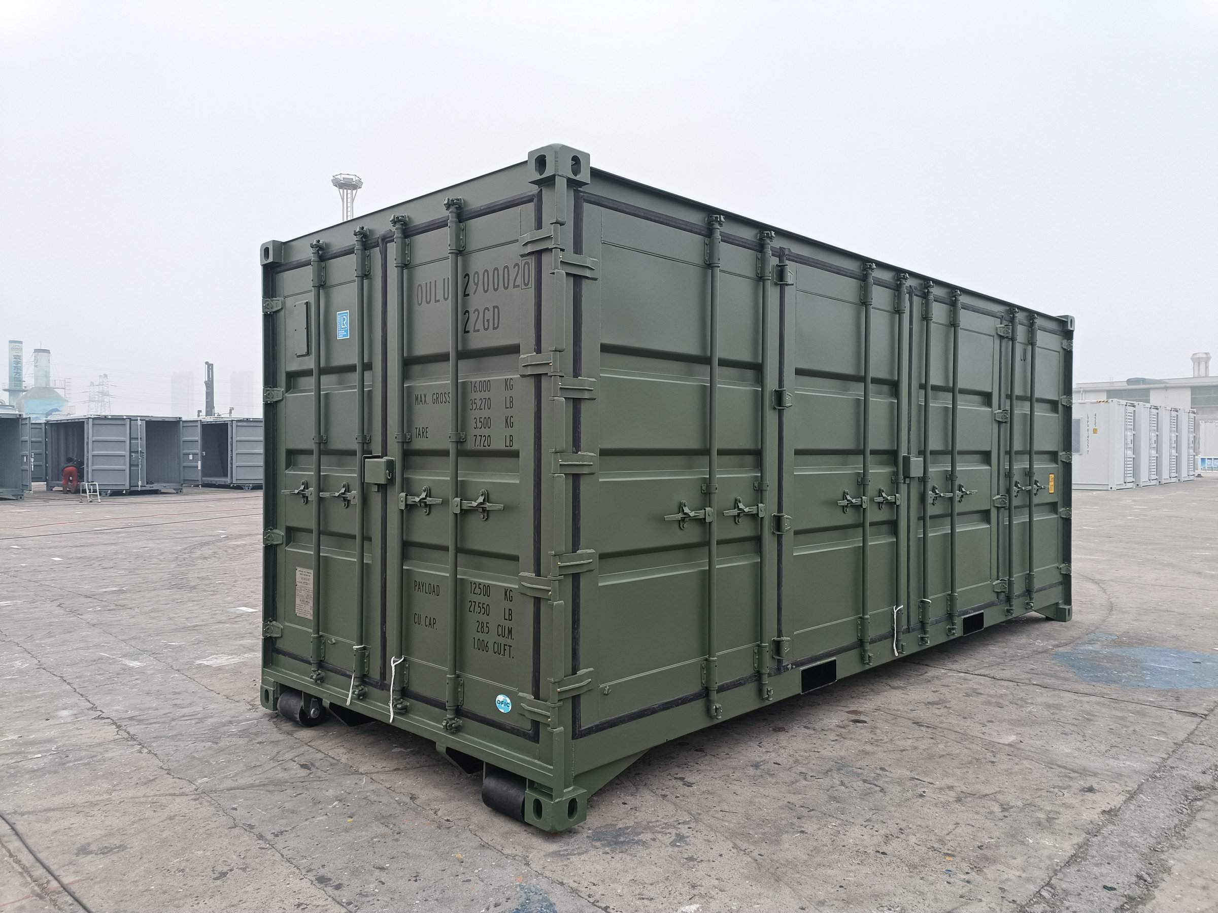 Container per spedizioni con lato aperto da 20 piedi tipo ISO (Rif.: 11201)