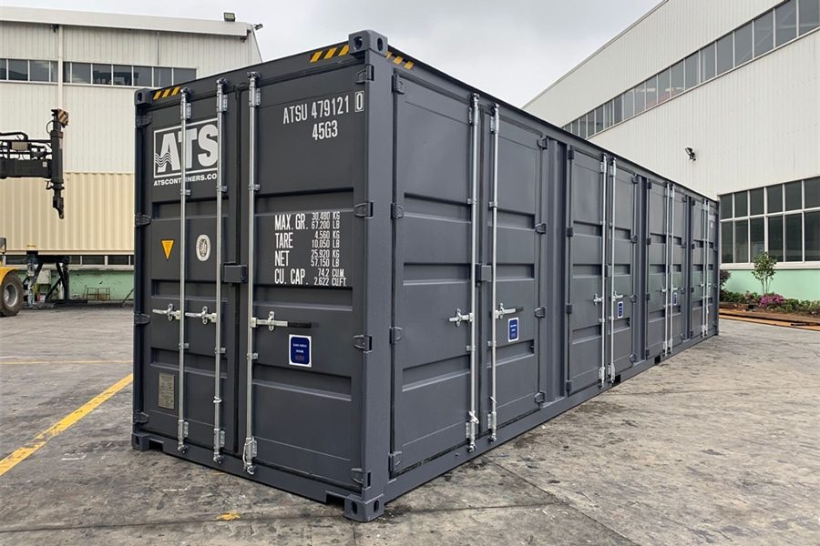 CONTAINER HIGH CUBE DA 40 PIEDI CON PORTE LATERALI