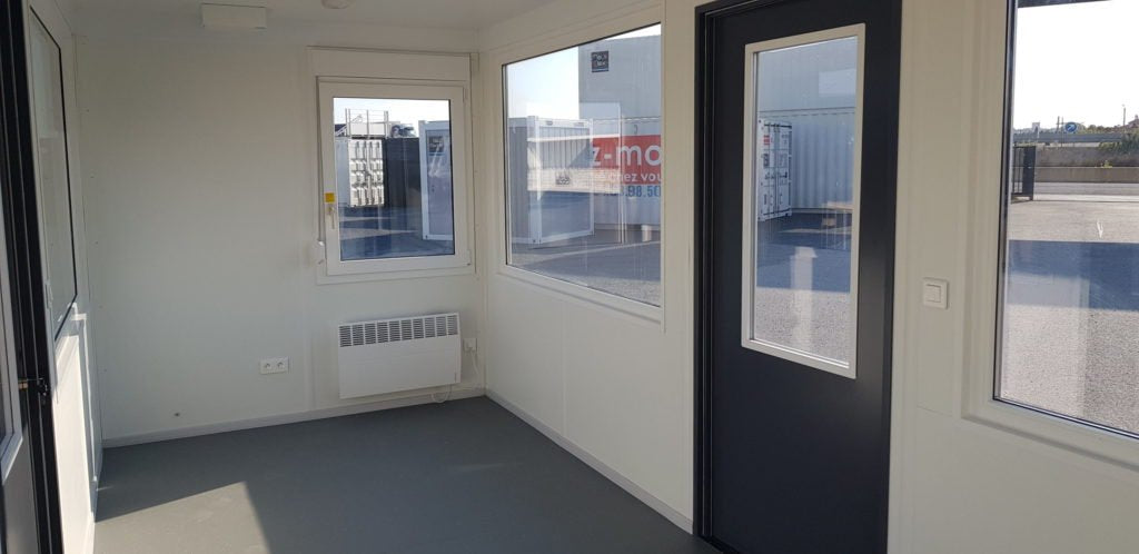 BATIMODULE Ufficio semi-vetrato da 20 piedi (4 lati)