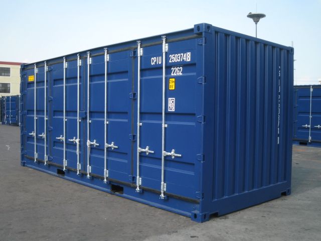 Contenitore con lato aperto da 20 piedi
