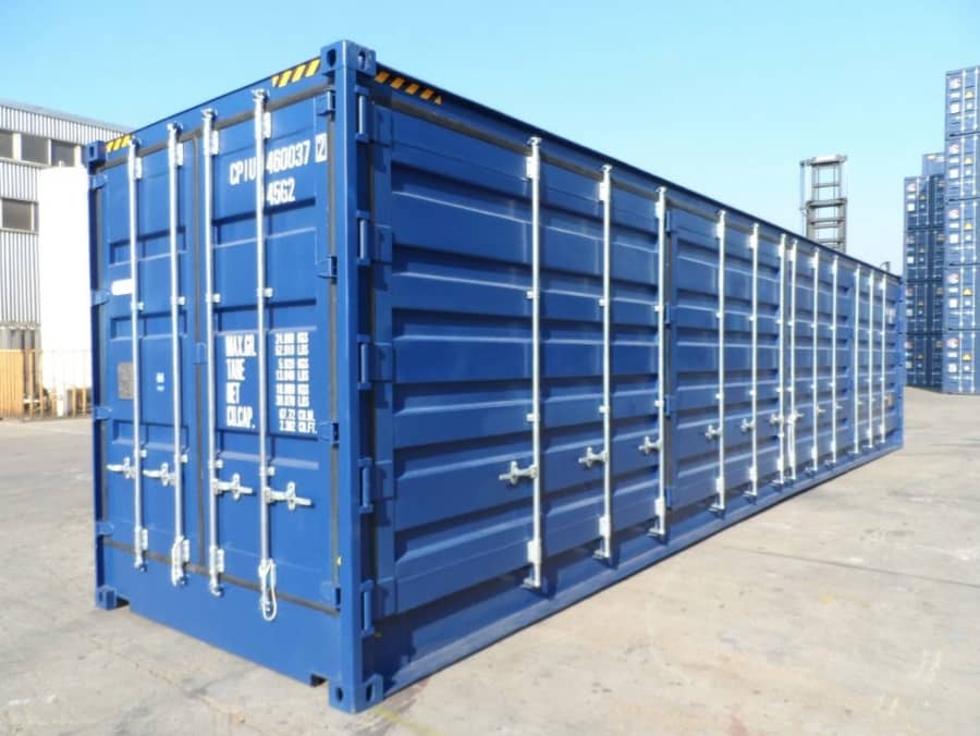 CONTAINER PER SPEDIZIONE PRIMO VIAGGIO APERTURA LATERALE CUBO ALTO 40 PIEDI