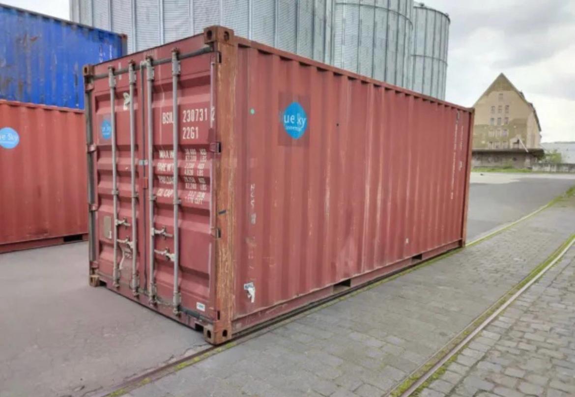 Container per spedizioni a secco da 20 piedi usato