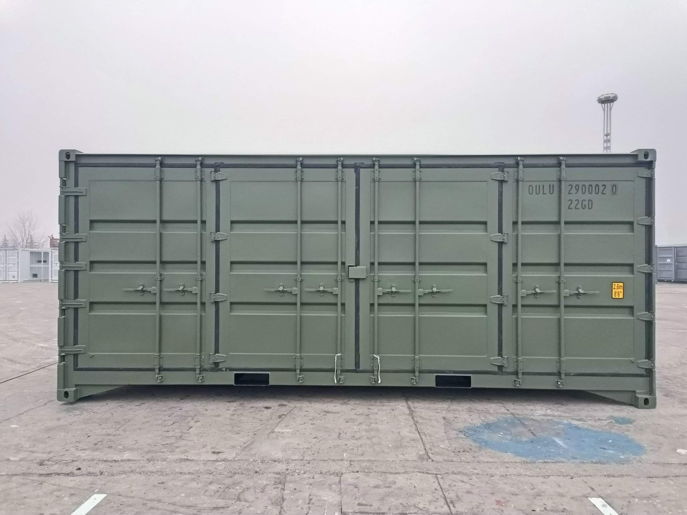 Container per spedizioni con lato aperto da 20 piedi tipo ISO (Rif.: 11201)