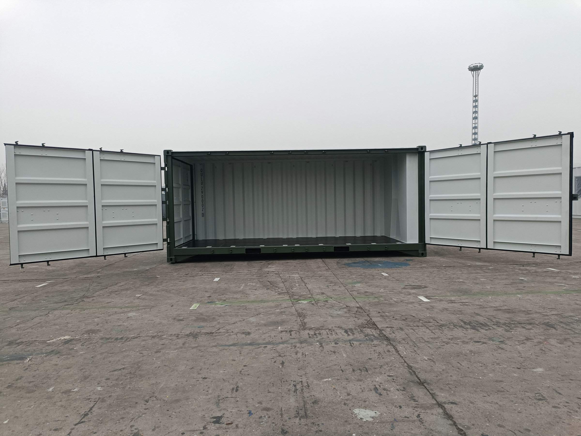 Container per spedizioni con lato aperto da 20 piedi tipo ISO (Rif.: 11201)