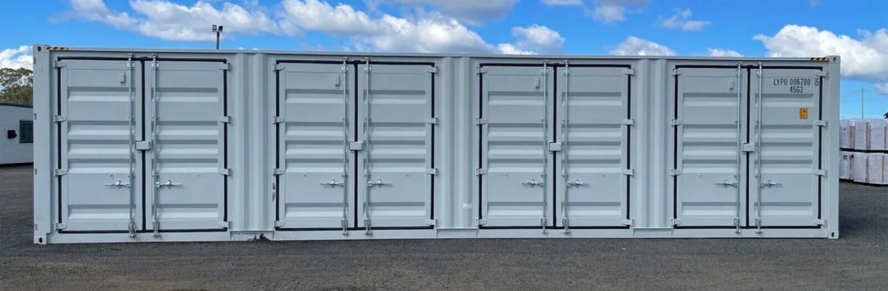 Container per spedizioni High Cube da 40 piedi con 4 porte laterali