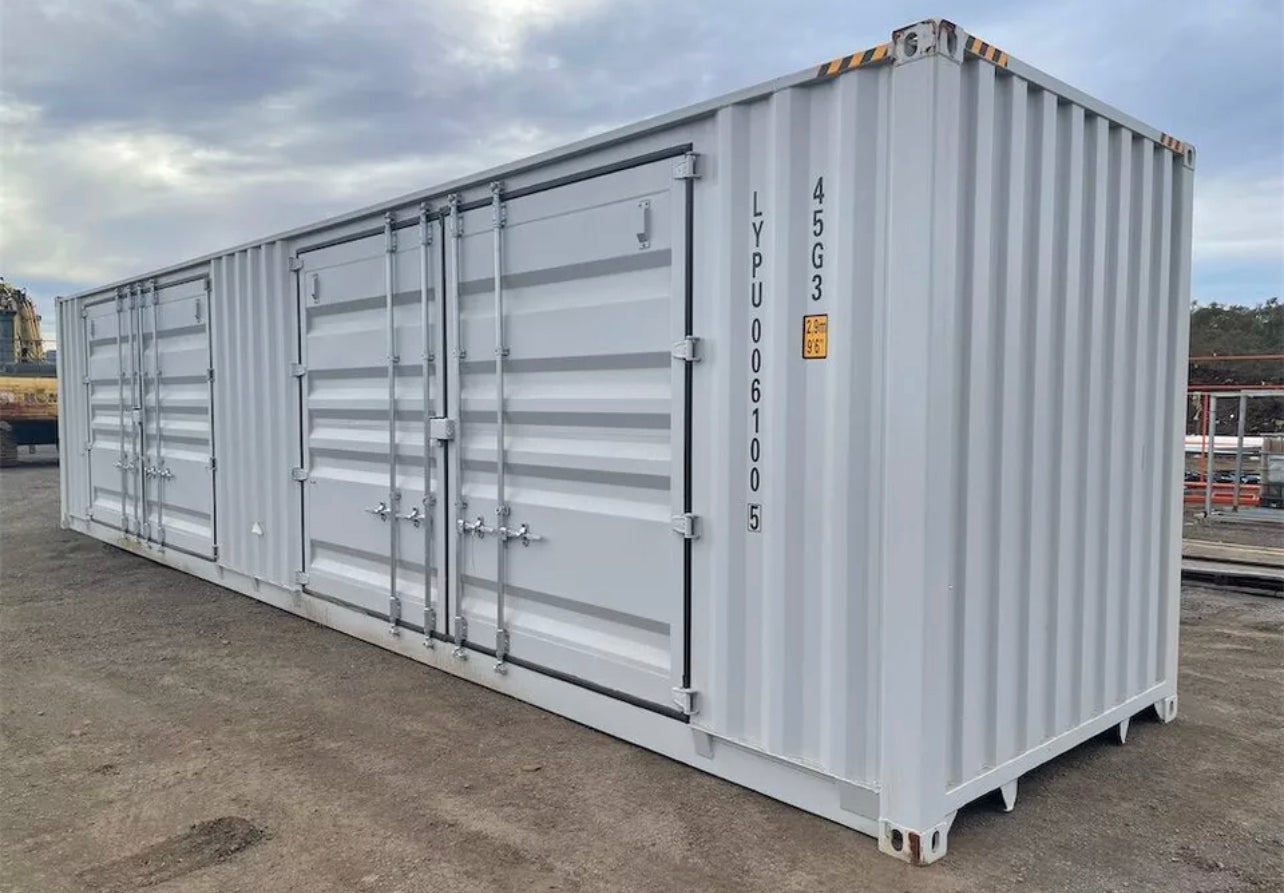 Container per spedizioni High Cube da 40 piedi con 4 porte laterali
