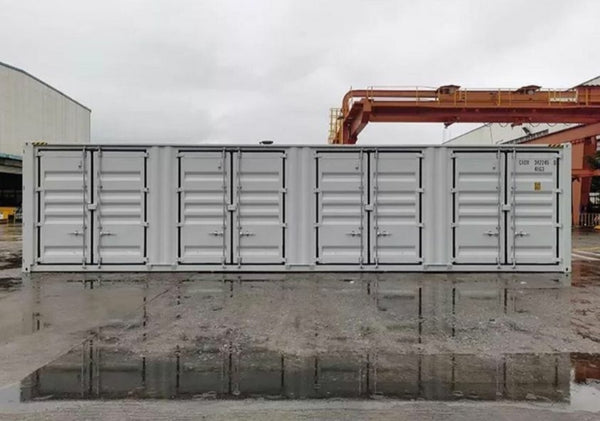 Contenitore bianco HC da 40 piedi e 12 metri con apertura laterale (IVA INCLUSA)