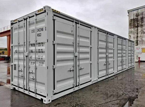 Contenitore bianco HC da 40 piedi e 12 metri con apertura laterale (IVA INCLUSA)