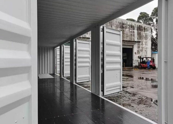 Contenitore bianco HC da 40 piedi e 12 metri con apertura laterale (IVA INCLUSA)